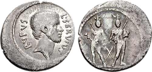 sulpicia roman coin denarius